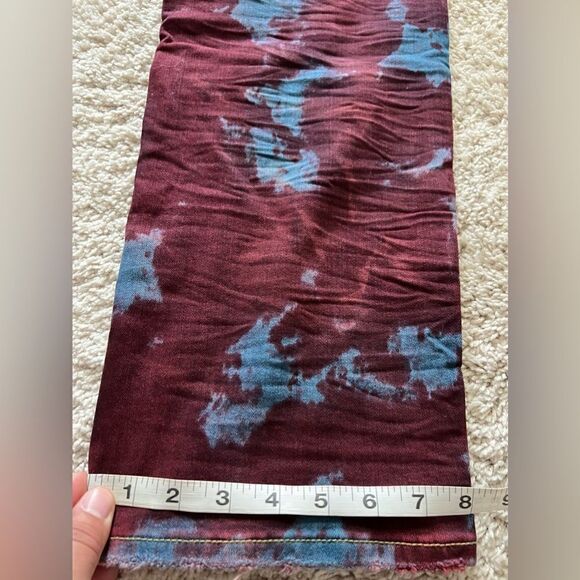 Rock Revival Elroy Skinny Moto S202 Mens Acid Wash Biker Jeans Pant Size 42 - Picture 6 of 8